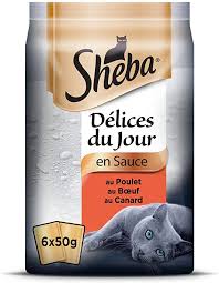 Sheba Sauce 3 White Meat 6x50g